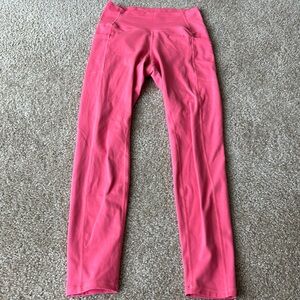Small ethos bright pink leggings